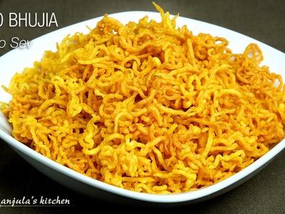 Aloo Bhujia (Potato Sev) Snack Recipe by Manjula