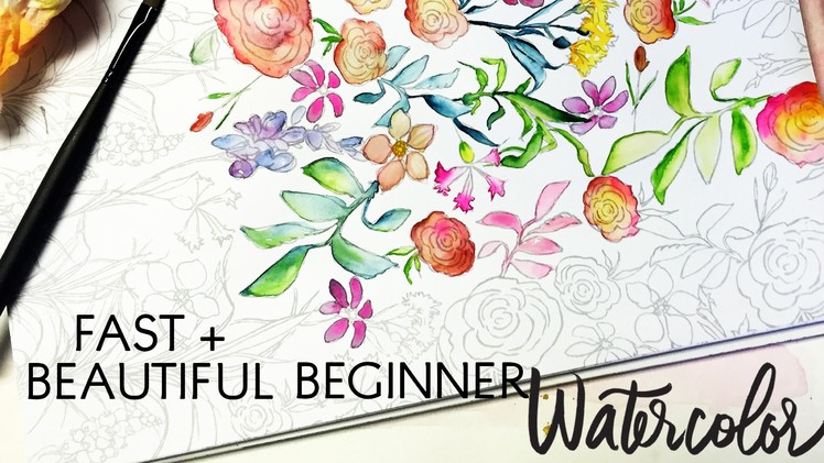 Beginner Watercolor Painting Tips for Beautiful, Quick Results