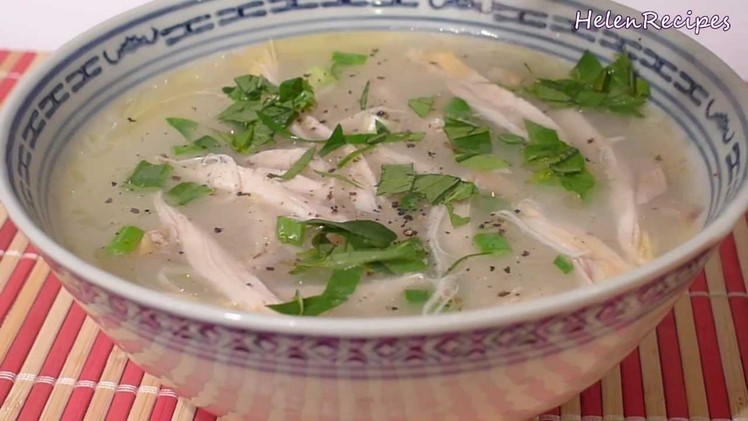 Chicken Congee (Rice Porridge) - Chao Ga Recipe