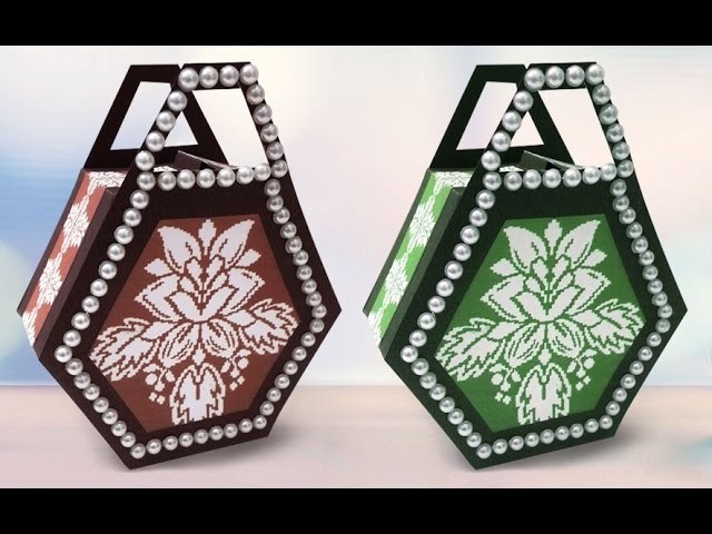 #ChristmasGiftBox : How to Make DIY Paper Gift Bag | Handmade X-Mas Bag deas | DIY Crafts