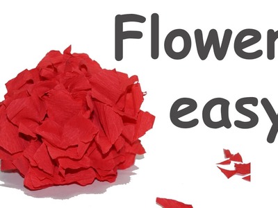 DIY crafts How To Easy origami flowers. DIY beauty and easy
