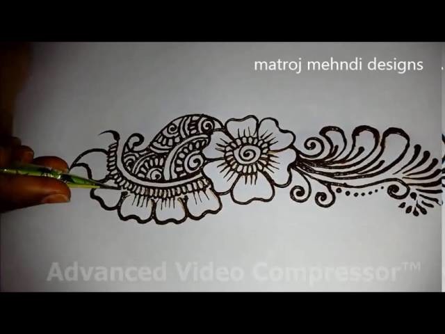 Easy simple beautiful mehndi designs for full hands tutorials:Matroj Mehndi Designs