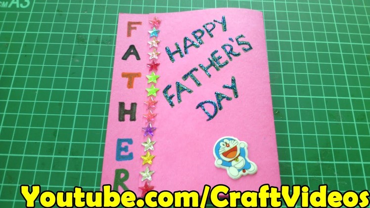 Father's day easy card ideas for kids and making tutorial