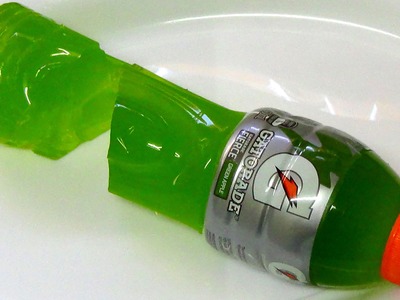 Gatorade: How to make jelly gummy Gatorade bottle jello soda shape easy step by step guide DIY