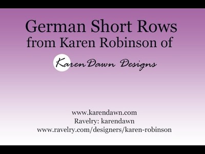 German Short Rows