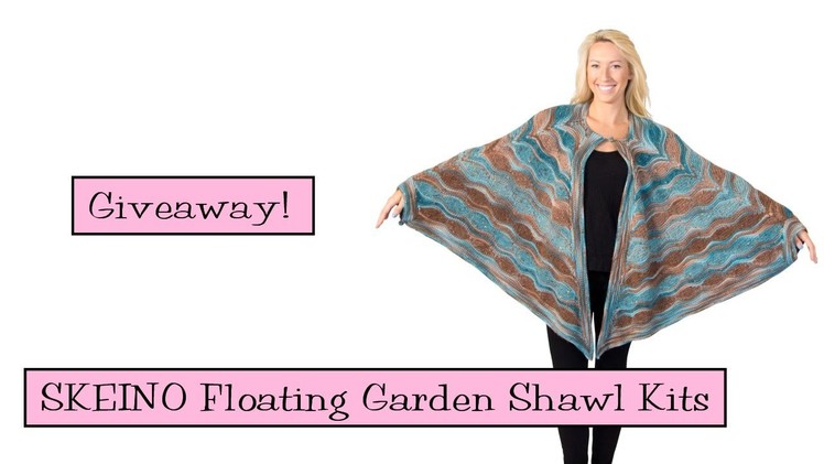 Giveaway! SKEINO Floating Garden Shawl Kits