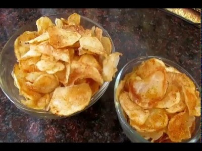 Homemade BBQ Potato Chips