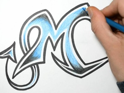 How to Draw Wild Graffiti Letters - M