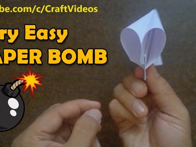 How to Make a Paper Popper | How to make Paper Bomb | Paper Bomb that Pops