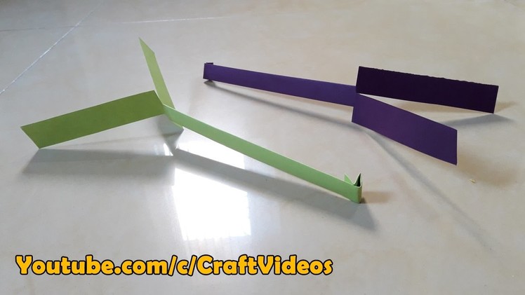 How to make Paper Helicopter that can fly
