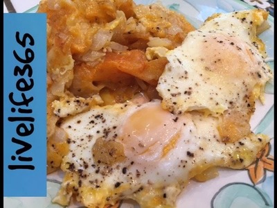How to. Make Potato Chip Hash and Eggs