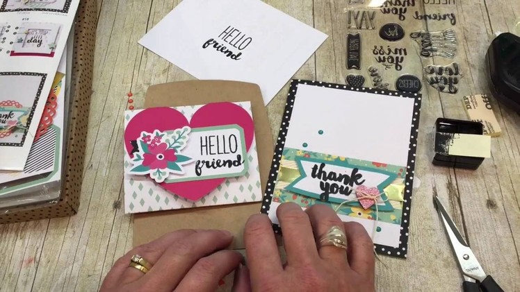How to make Quick and Easy Cards with the Oh Happy Day Kit