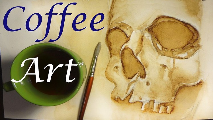 How To Paint With Coffee!