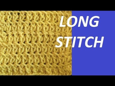 Knit Pattern * PRETTY LONG STITCHES *