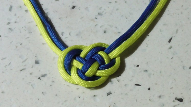 Learn How to Tie A Chinese Double Coin Knot With Paracord - WhyKnot