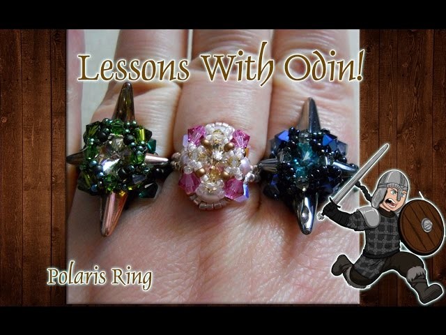 Lessons With Odin: Polaris Ring Beaded Jewelry Tutorial