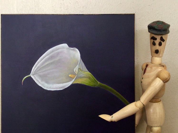 Let's paint a Calla Lily