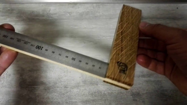 Making 90 degree ruler square