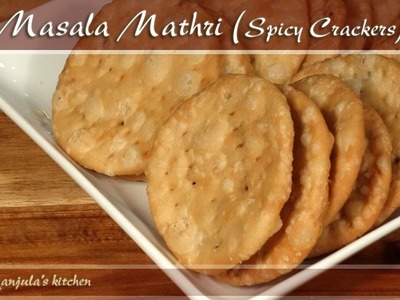 Masala Mathri - Spicy Crackers Recipe by Manjula