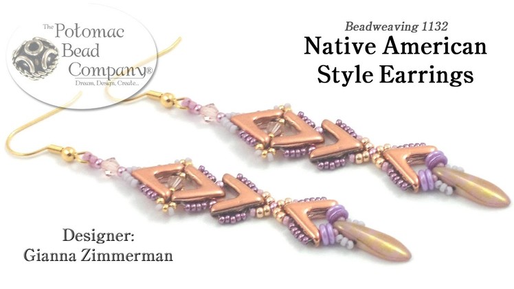 Native American Style Earrings (Tutorial)