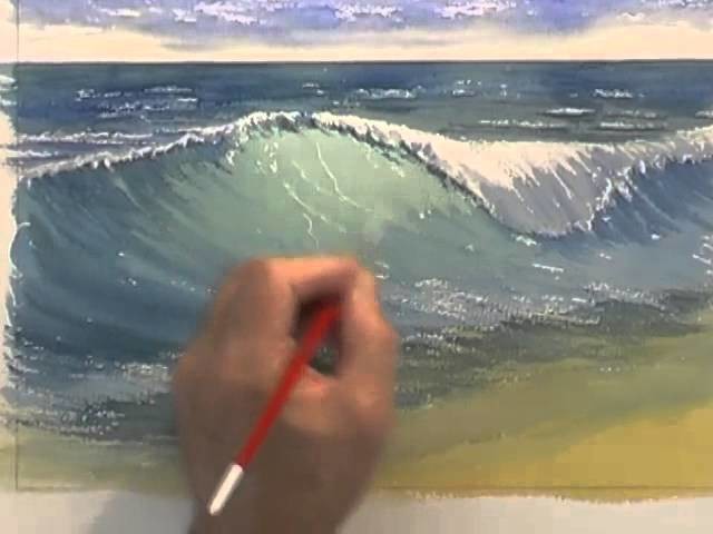 Painting Water in Watercolour - Crashing Waves (Part 2)