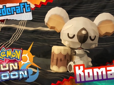 Pokemon Sun & Moon Papercraft ~Komala~