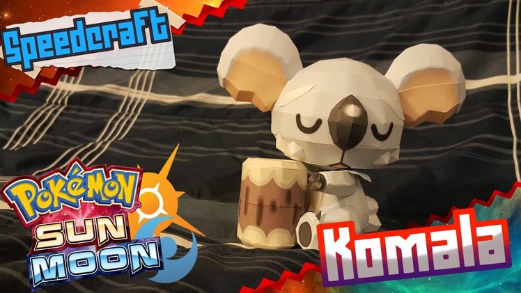 Pokemon Sun & Moon Papercraft ~Komala~