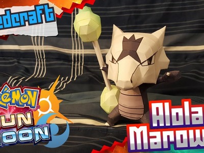 Pokemon Sun & Moon Papercraft ~ Alolan Marowak ~