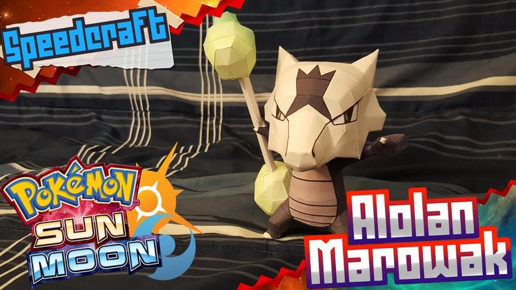 Pokemon Sun & Moon Papercraft ~ Alolan Marowak ~