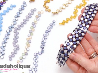 Show & Tell: New Colors of Czech Glass Honeycomb Beads