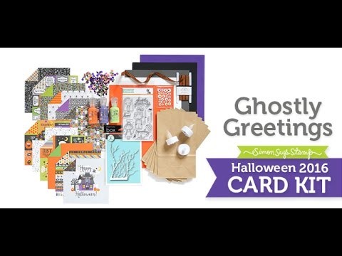 Simon Says Stamp Special Limited Edition Ghostly Greetings Halloween Card Kit