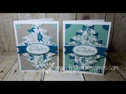 Stampin'Up! Blooms & Bliss Double Pleated Fold