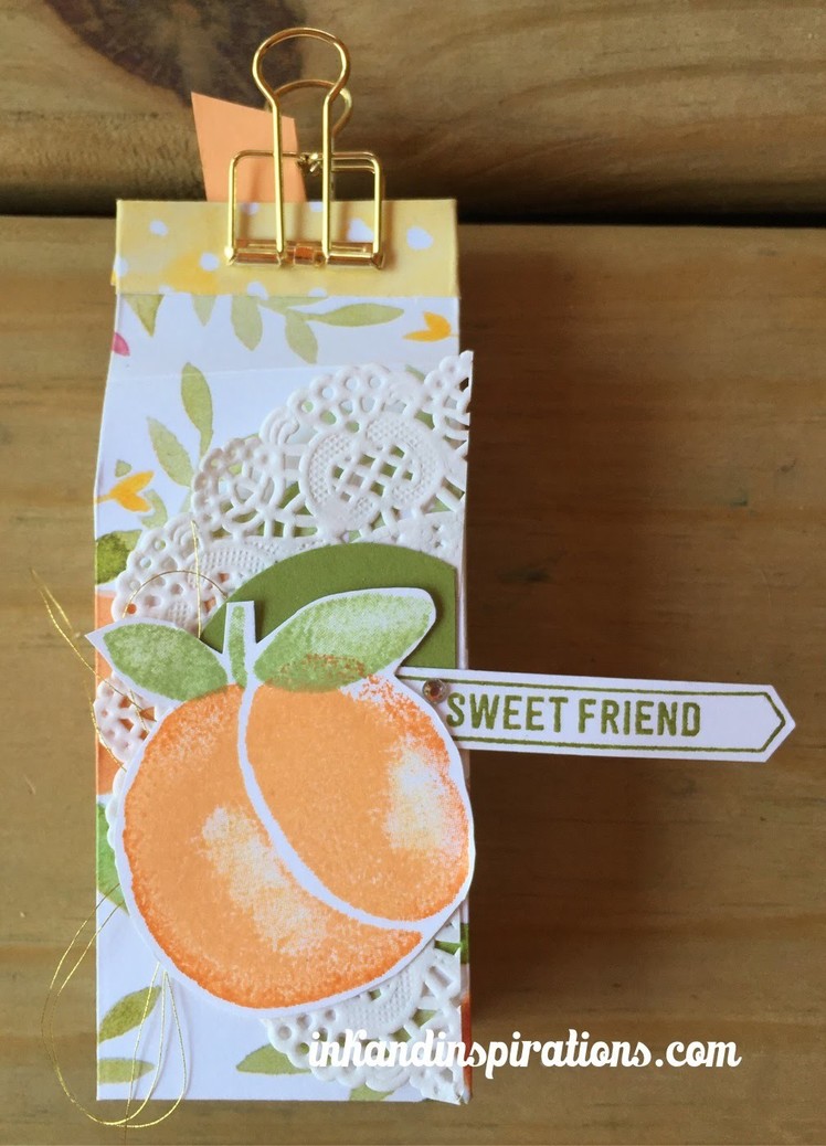 Tic Tac Treat Bag with Fresh Fruit by Stampin' Up!