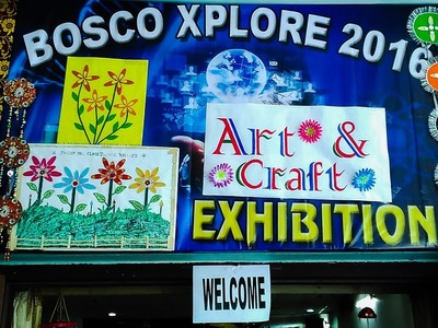 Art And Craft Exhibition 2016 At Don Bosco Bandel By Junior Students