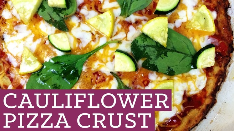 Cauliflower Pizza Crust - Healthy Dough Recipe - Mind Over Munch Episode 18
