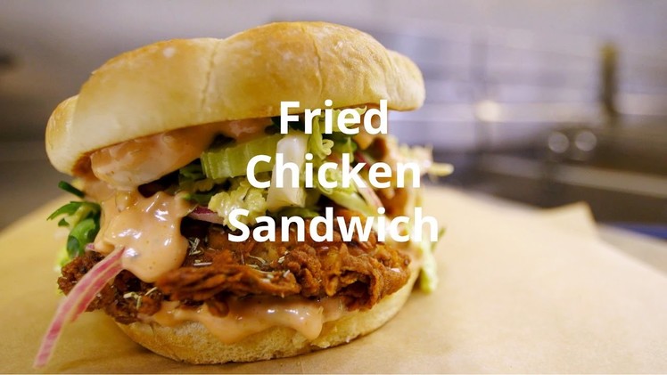 Chef Ludo Lefebvre Makes His LudoBird Fried Chicken Sandwich