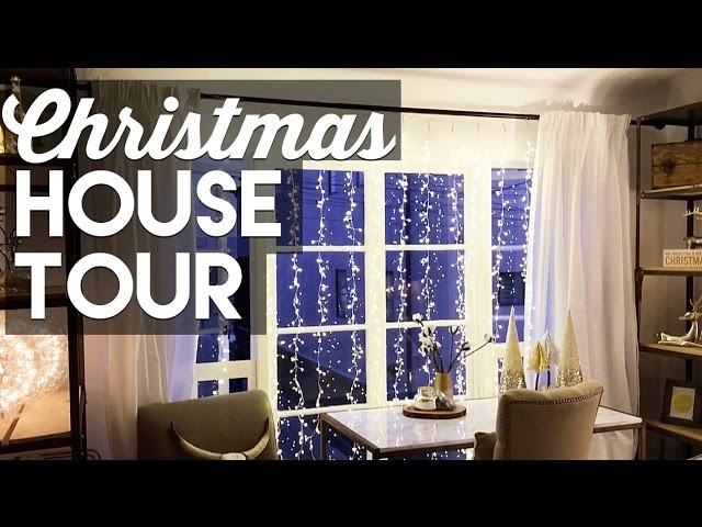 CHRISTMAS DECORATING SMALL APARTMENT TOUR!  - Christmas & Holiday Decorating 2016!
