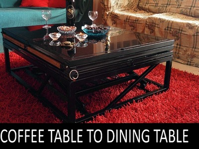 Coffee table to dining table