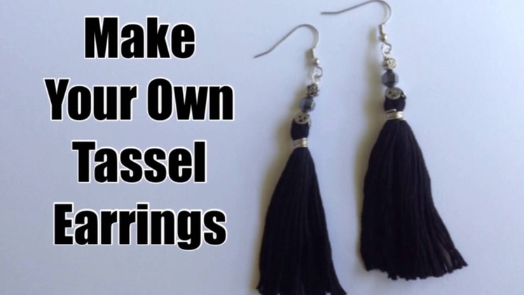 Create Easy Tassel Earrings or Pendants with Embroidery Thread Tutorial