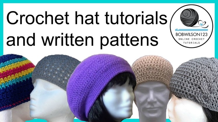 Crochet hat tutorials promotional video