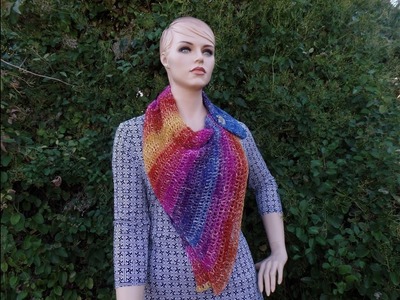 CROCHET How To #Crochet Easy Cowl Wrap with Shawl in a Ball Yarn TUTORIAL#350