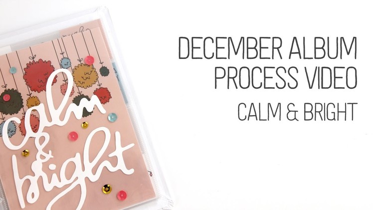 December (not quite) Daily Album Title Page Process – Feed Your Craft