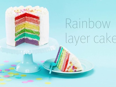 DIY by Panduro - Easy Rainbow Layer Cake