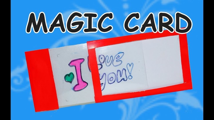 DIY  craft ideas. DIY card ideas.  How to make magic card. DIY beauty and easy