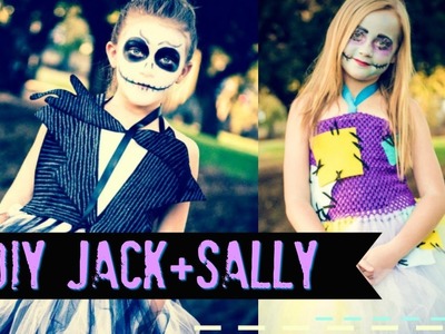 DIY Jack Skellington and Sally NO SEW Costume - Nightmare before Christmas