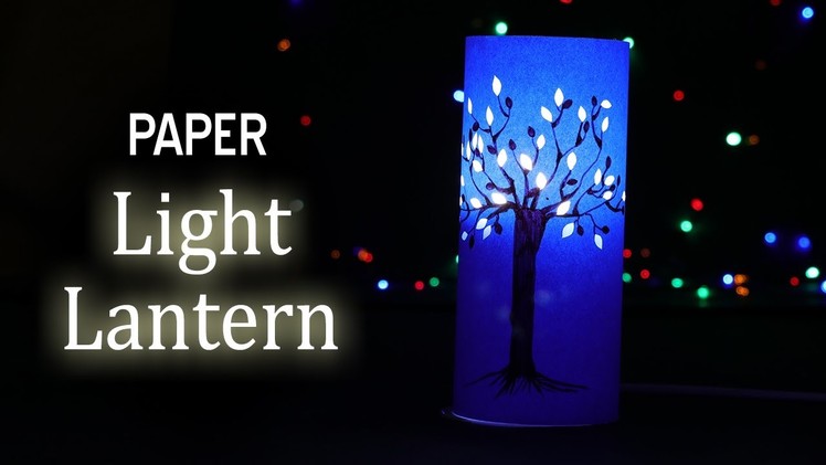 DIY Paper Lantern Craft for Table Corner - How to Make Paper Lanters