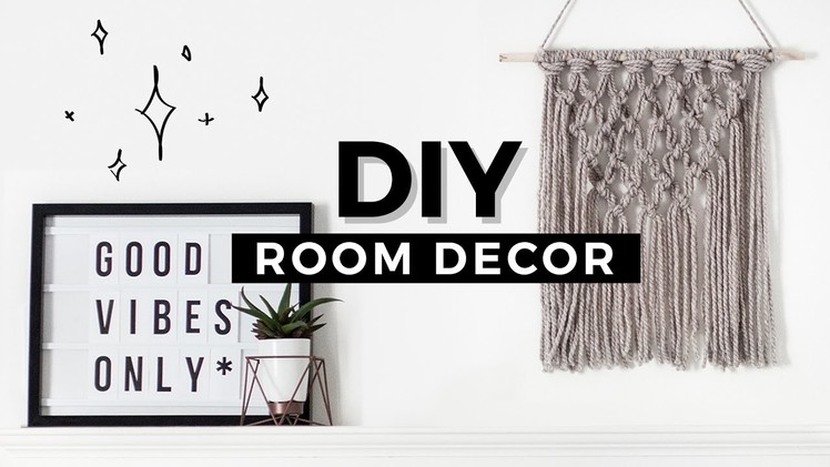 DIY Room Decor Tumblr Inspired! Affordable & Minimal!