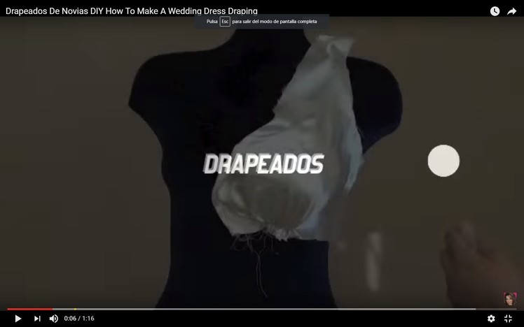 Drapeados De Novias DIY How To Make A Wedding Dress Draping