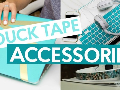 DUCK TAPE ACCESSORIES! | BACK TO SCHOOL