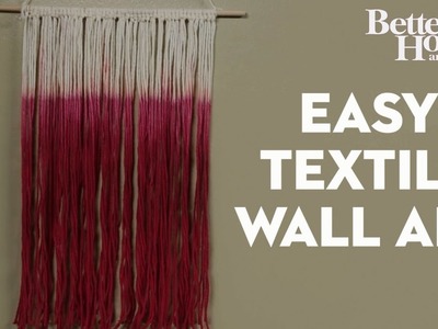 Easy Textile Wall Art